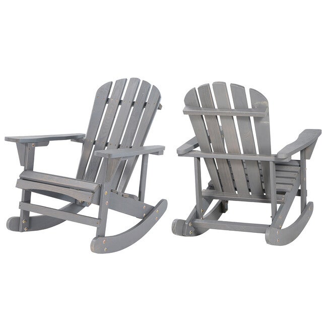 Adirondack Wooden Rocking Chair, , alternate image number 6