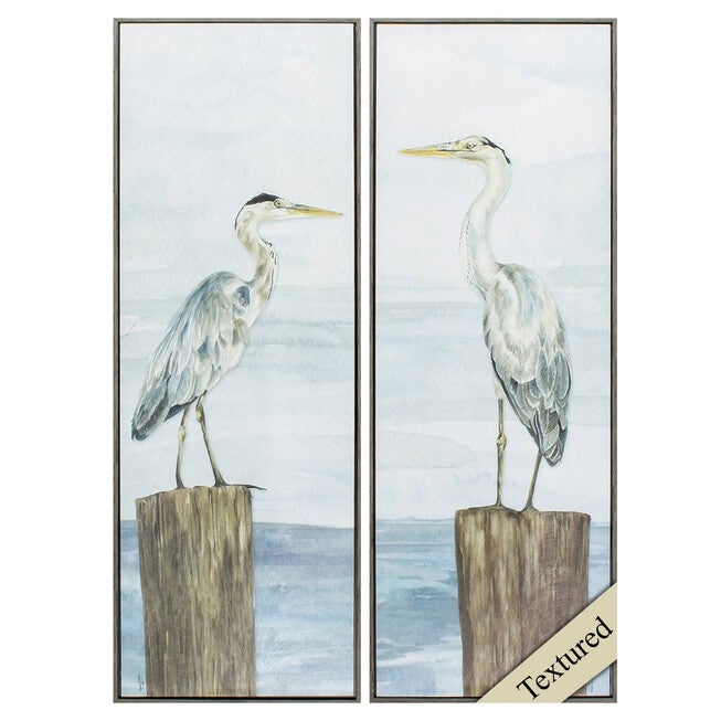 Ocean Sky Panel Framed Wall Décor, Set Of 2, GRAY, hi-res image number 0