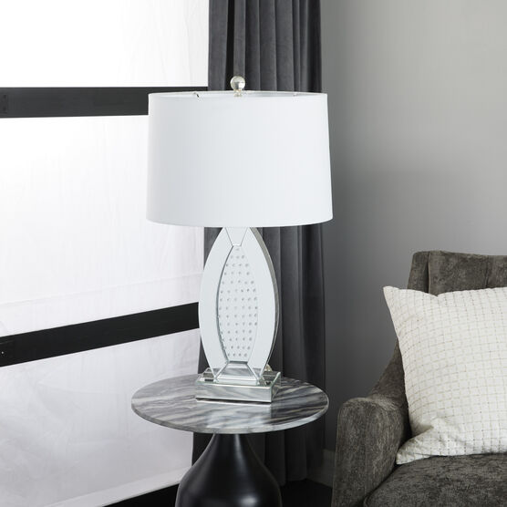 Silver Glam Table Lamp, , alternate image number null