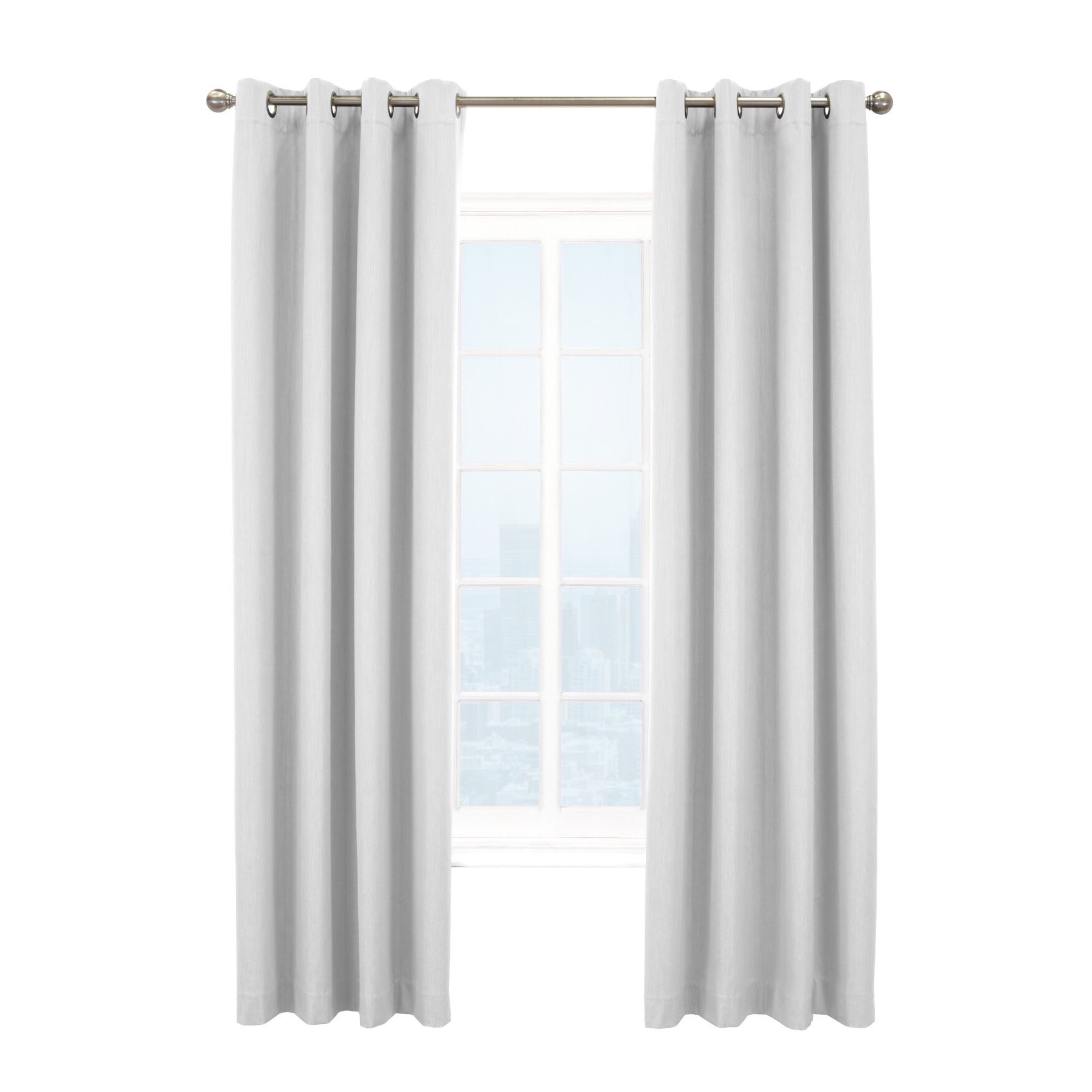 Kelly Blackout Grommet Curtain Panel, , on-hover image number 1