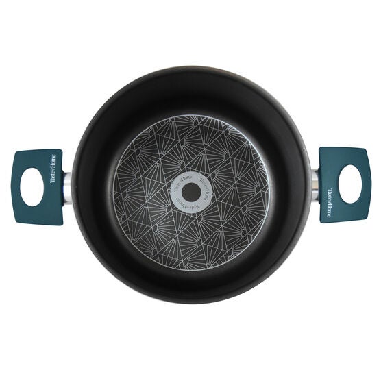 8 Quart Non Stick Aluminum Stock Pot With Lid, , alternate image number null