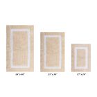 Hotel Collectionis Bath Mat Rug 3 Piece Set (17" x 24" | 21" x 34" | 24" x 40"), SAND WHITE, hi-res image number null