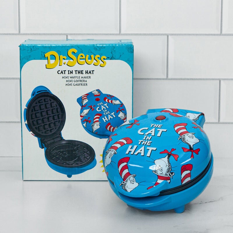 Cat In the Hat Mini Waffle Maker, BLUE, alternate image number 3