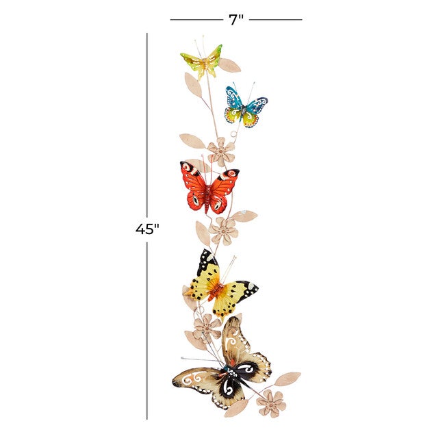 Multi Colored Metal Eclectic Wall Decor, , alternate image number null