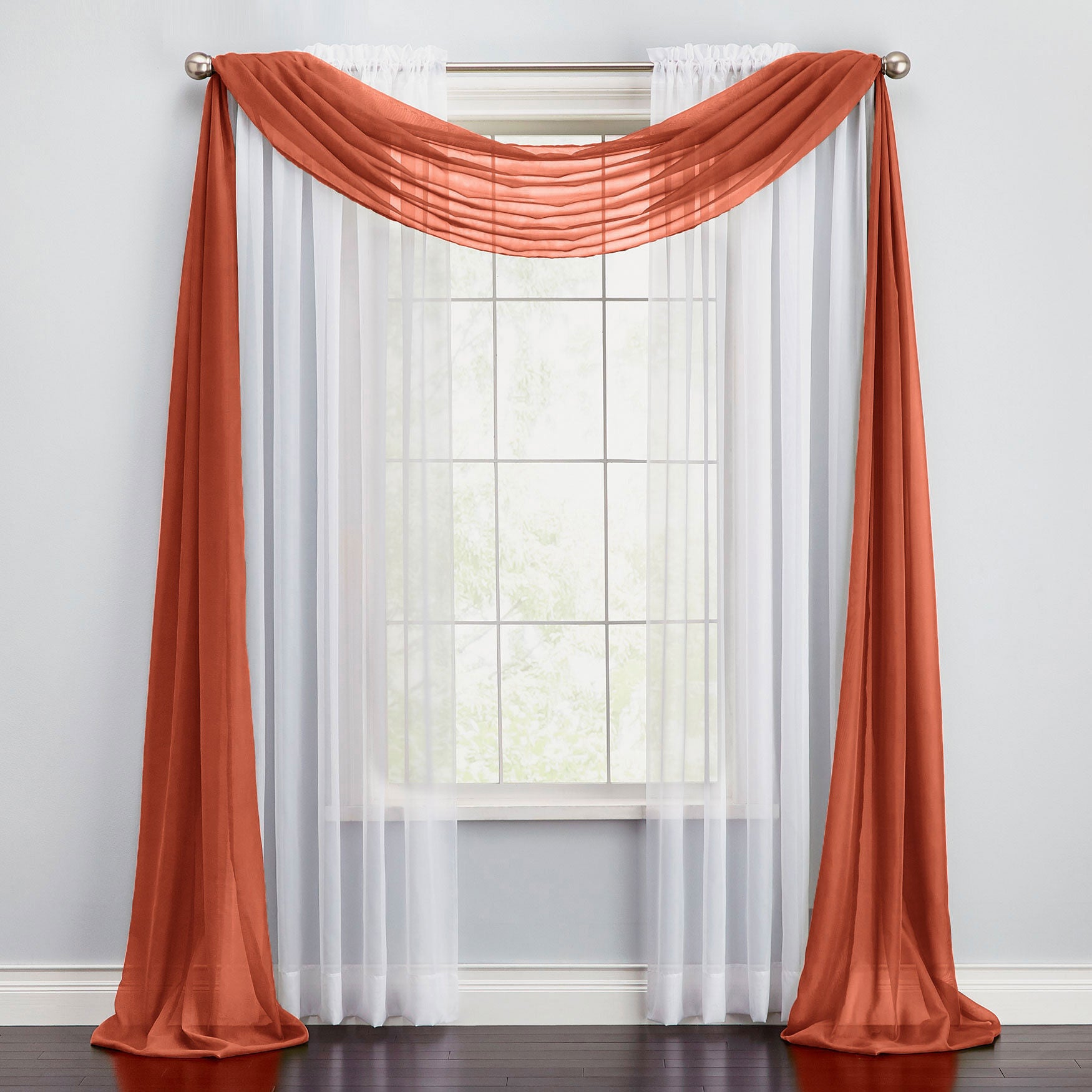 Curtain scarf cheap