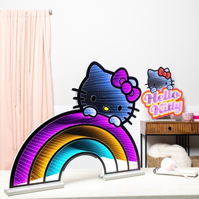 Hello Kitty®? Rainbow Ekkolight 24 inchesH, PINK ORANGE WHITE, alternate image number 1