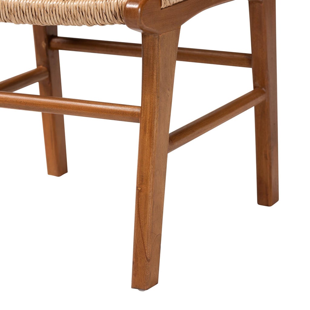Chair leg and frame close-up