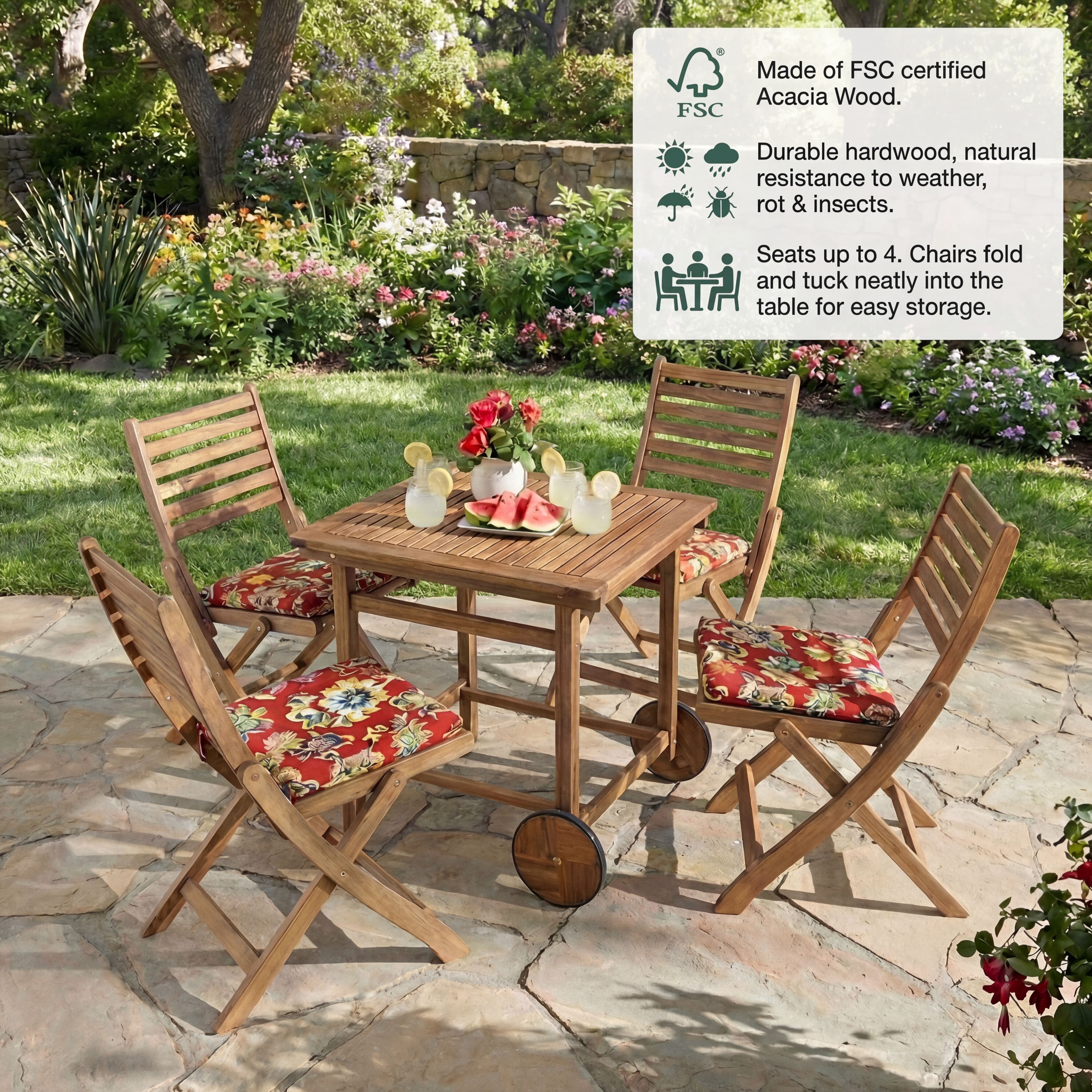 5-Pc. Leo Dining Table Set, , alternate image number 7