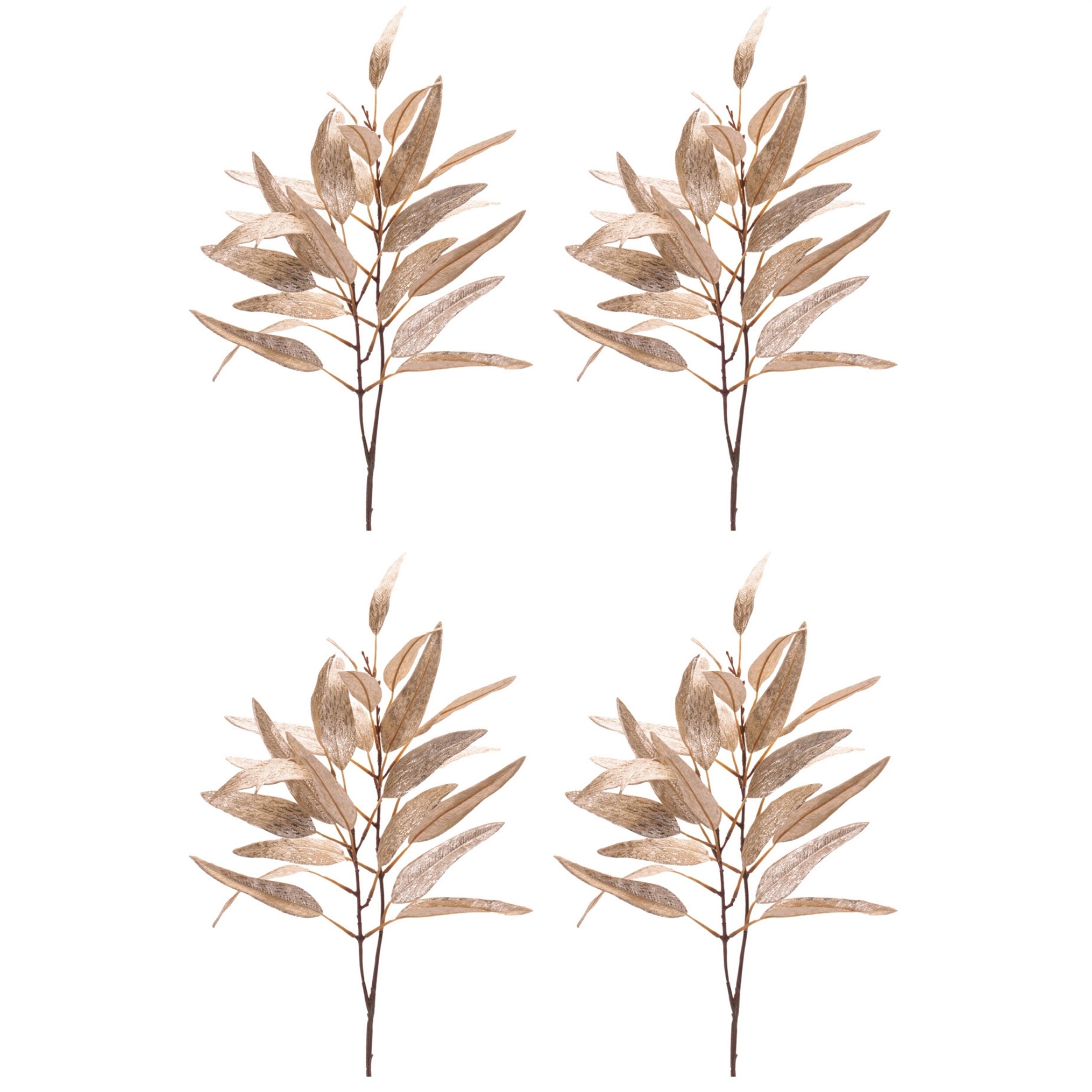 Metallic Leaf Spray (Set of 4), GOLD BROWN, alternate image number 4