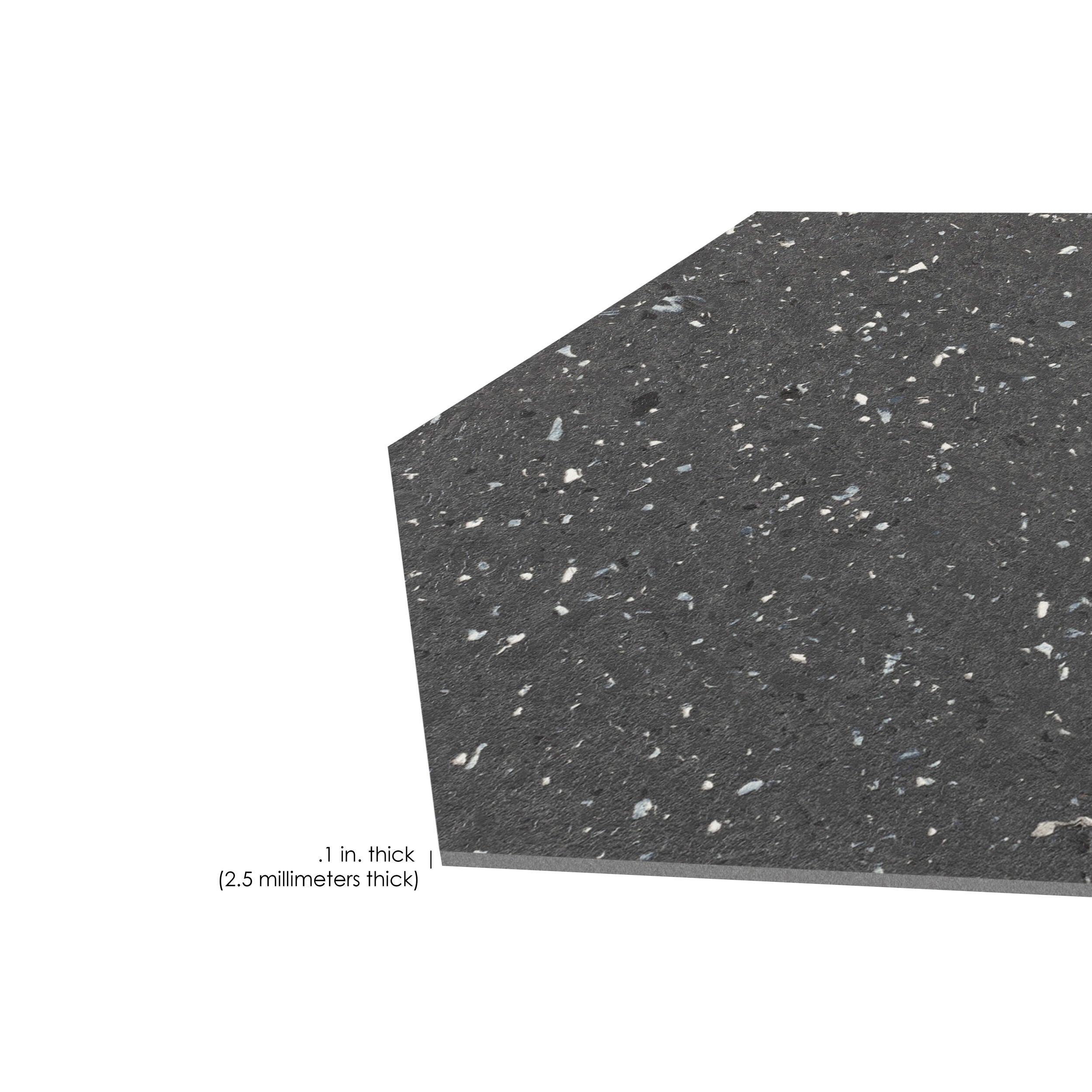 Floor Galore 9x10.4 Self Adhesive Hexagon Vinyl Floor Tile - 20 Tiles/10 sq.ft, GALAXY, alternate image number 4