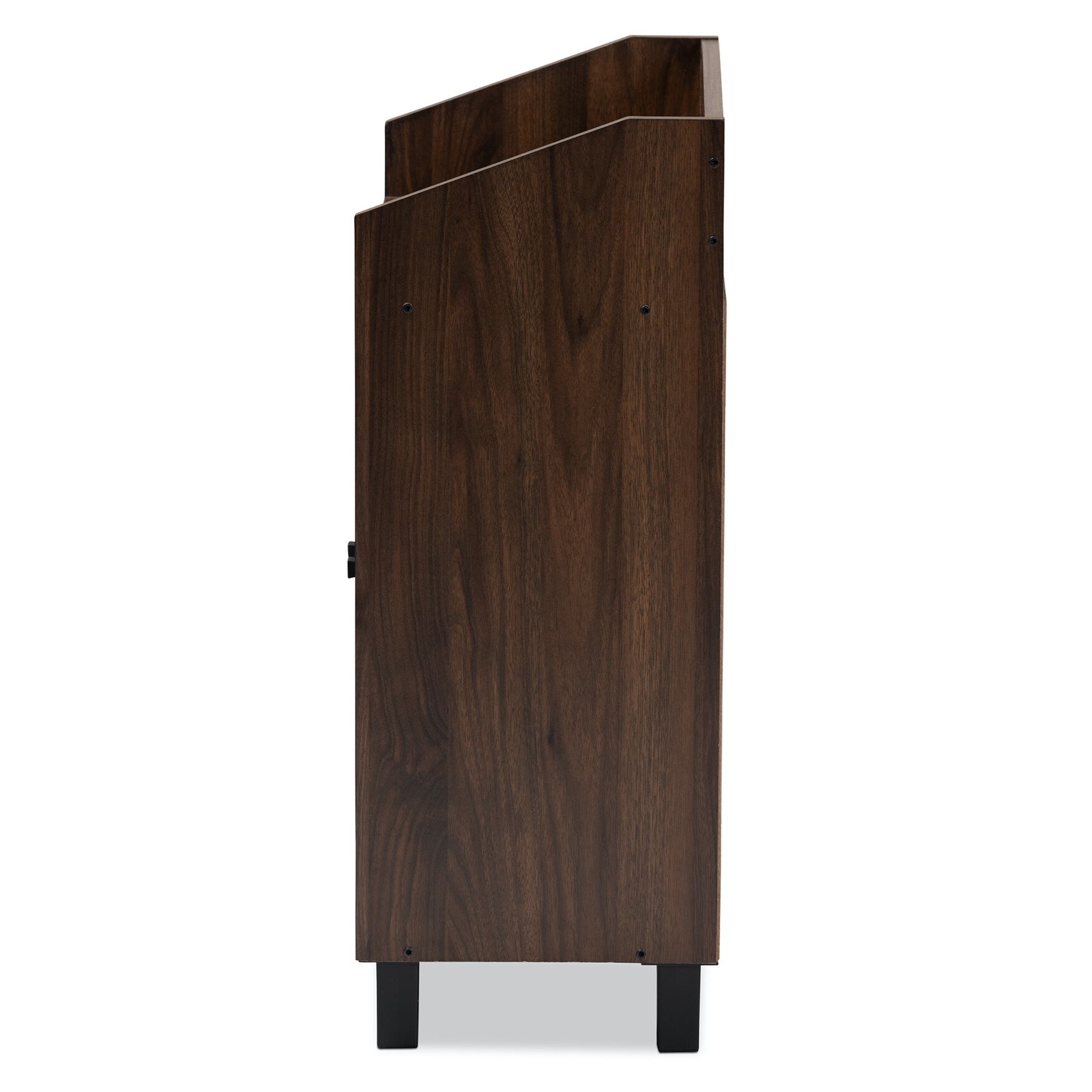 Rossin 2-Door Top Shelf Wood Entryway Shoe Storage Cabinet Furniture, , alternate image number 3