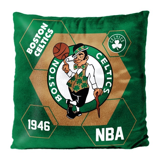 Celtics Velvet Reverse Pillow, MULTI, hi-res image number 0