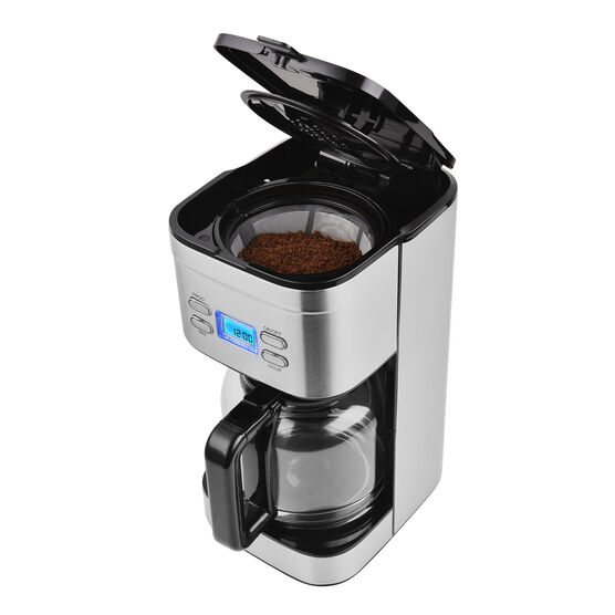 Kalorik Programmable 12 Cup Coffee Maker, Stainless Steel, , alternate image number null