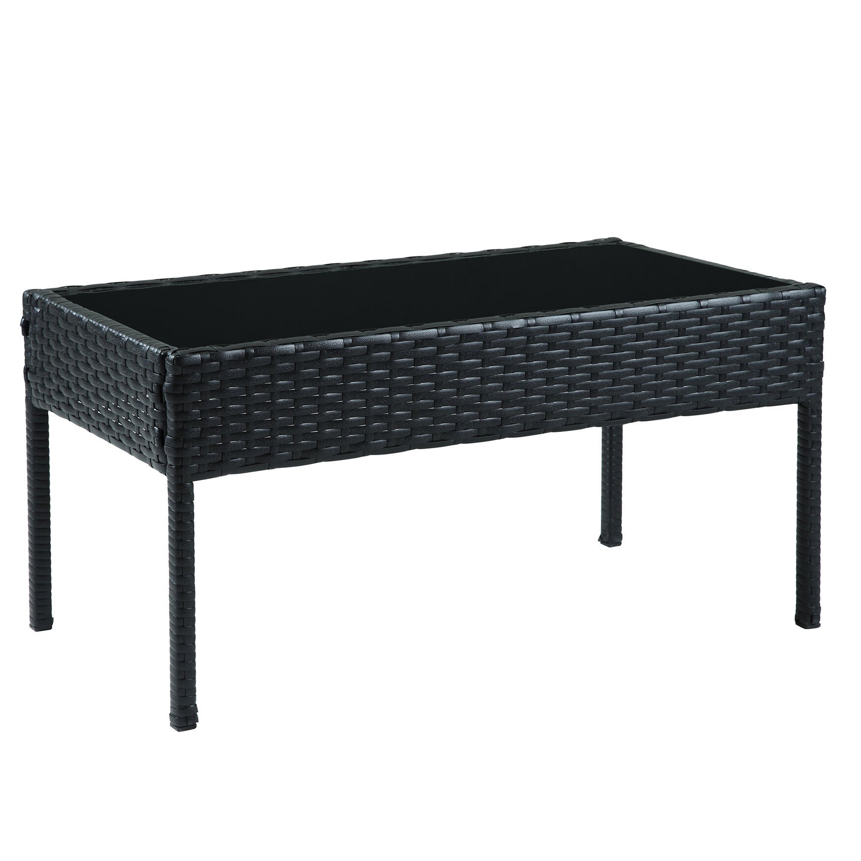 Saint Birch Savannah 4 Piece Rattan Sofa Seating Group With Cushions Seating, , alternate image number 8