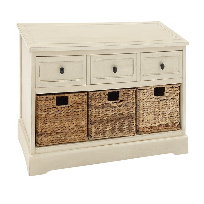 White Traditional Wood Storage Unit, 20 x 42, , alternate image number 3