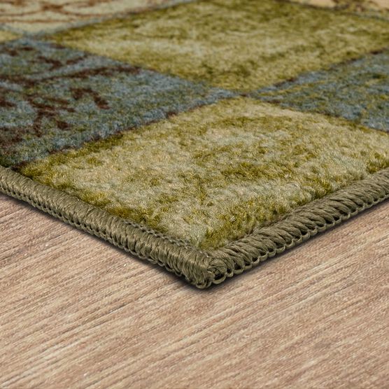 Floral Tile Blue Spa 1' 8" X 3' 9", , on-hover image number null