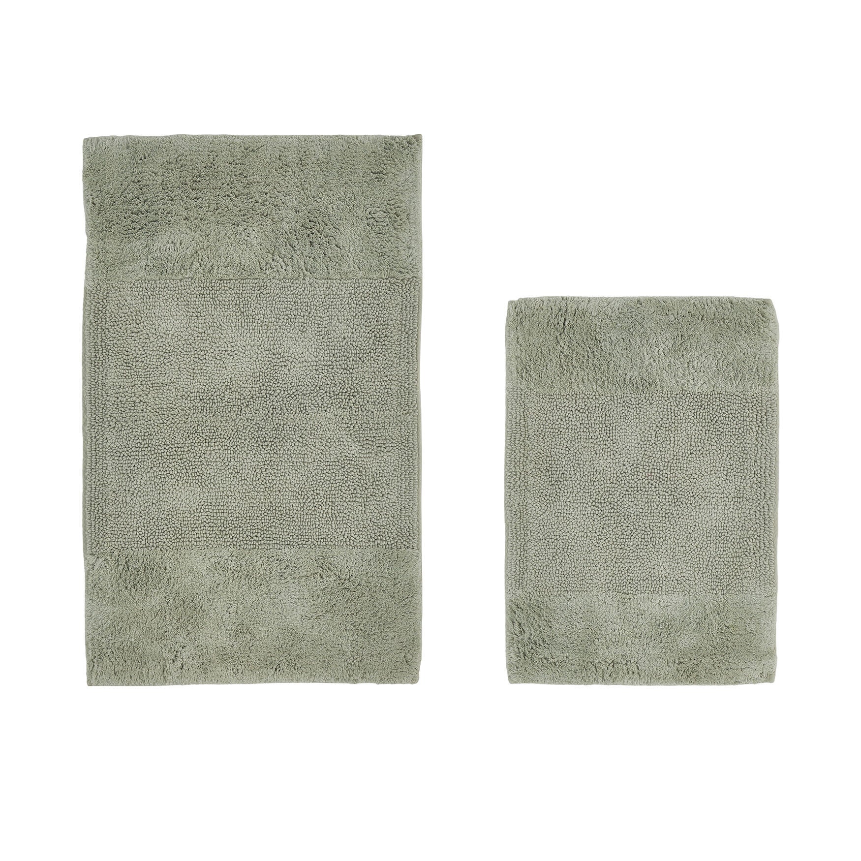Granada Collection 100% Cotton 2 Piece (17 inches X 24 inches | 21 inches X 34 inches) Bath Rug Set, SAGE, hi-res image number 0