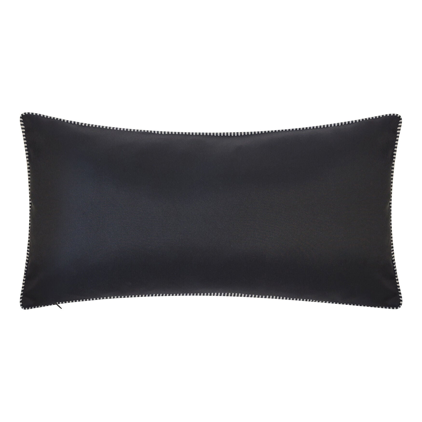 Indoor/Outdoor Dimensional Topiary Lumbar W Crewel Embroidered Pots Decorative Throw Pillow 13X25, Leaf Multi, , on-hover image number 1