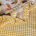 Somerset Ruffled Gingham Quilted Throw Blanket, , alternate image number null