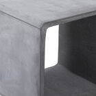 Grey Fiber Clay Industrial Outdoor Accent Table, , alternate image number null