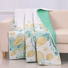 Grand Bahama Quilted Throw Blanket, WHITE, hi-res image number 0