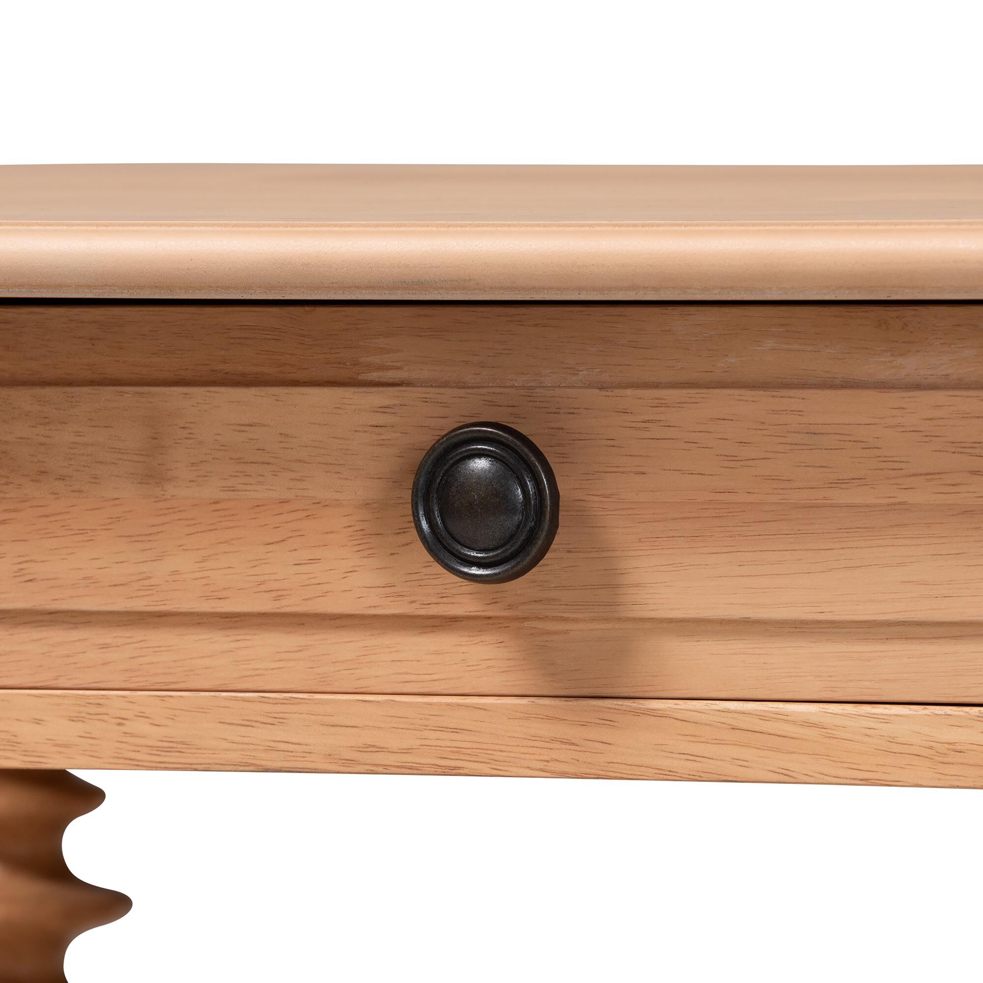 Neviah 1-Drawer Nightstand, BEECH BROWN, alternate image number 5