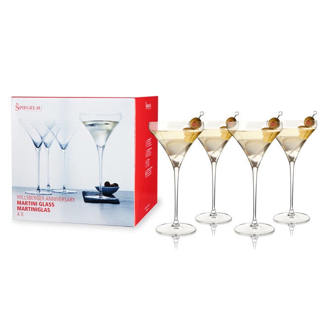 9.2 Oz Willsberger Martini Glass (Set Of 4), CLEAR, hi-res image number null