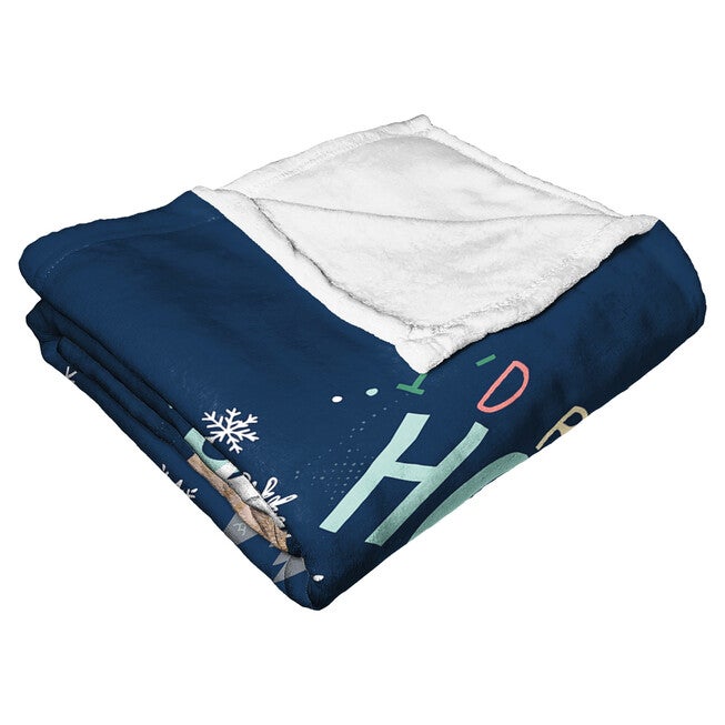 Wb Harry Potter Rather Stay At Hogwarts Silk Touch Throw, , alternate image number null