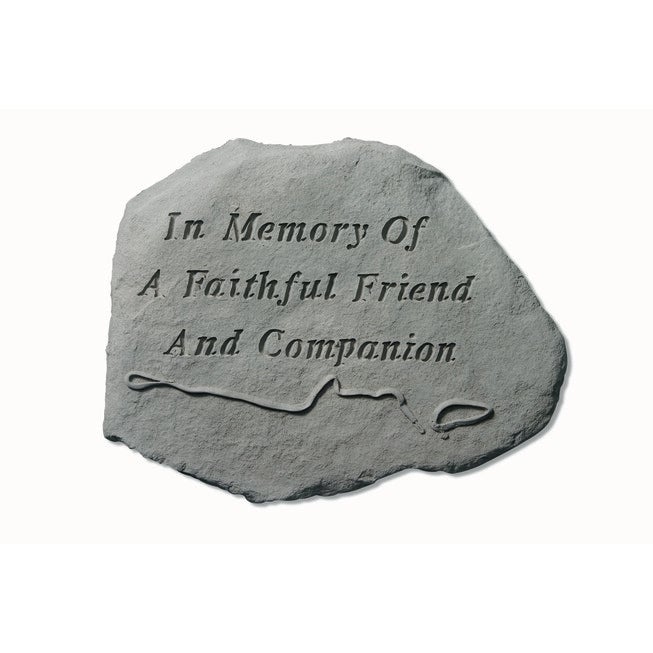 In Memory of Pet Garden Memorial Accent Stone, GREY, hi-res image number null