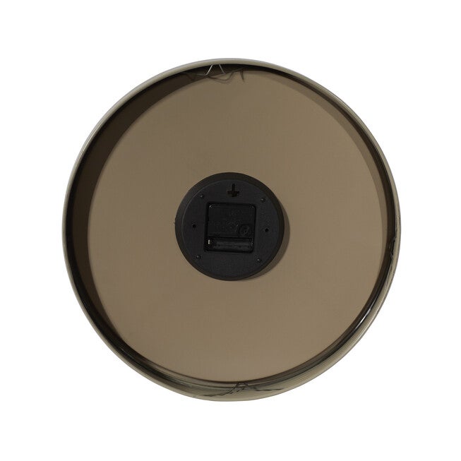 Black Traditional Metal Wall Clock, , on-hover image number null