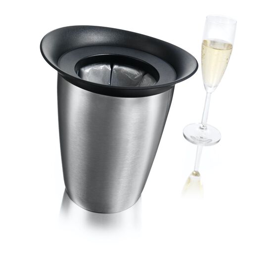 Active Champagne Cooler Elegant, Stainless Steel, SILVER, hi-res image number null