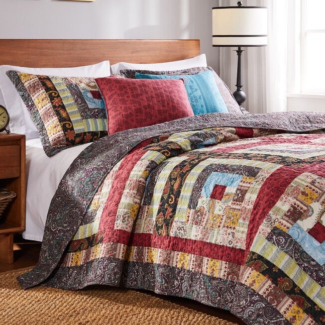 Colorado Lodge Quilt Set, IVORY, hi-res image number 0