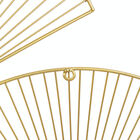 Cosmoliving By Cosmopolitan Gold Metal Wall Decor, , on-hover image number null