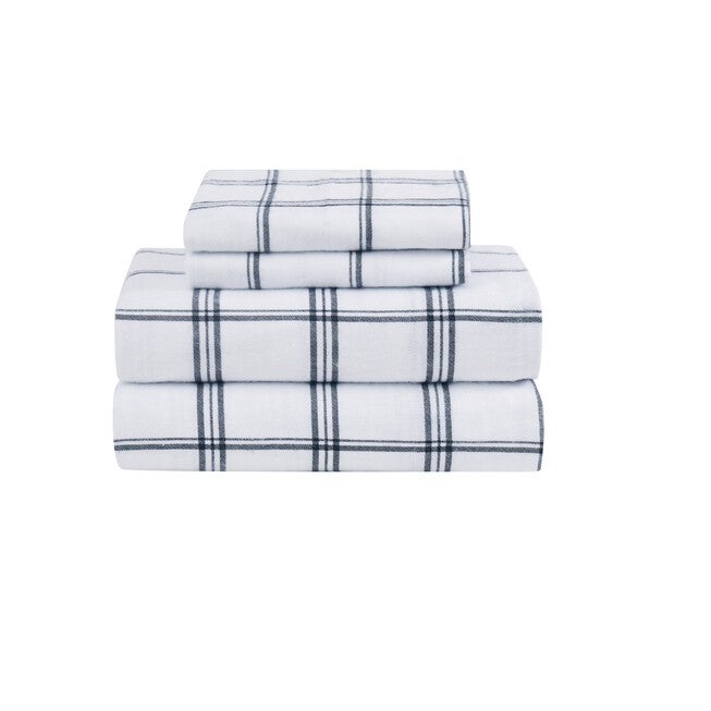 Bristol Plaid Flannel Sheet Set, MULTI, hi-res image number null