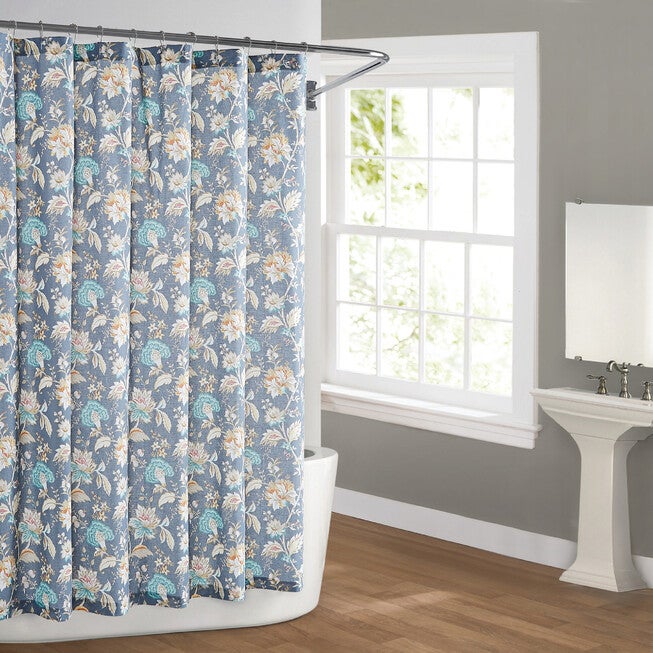 Cottage Classics Florence Shower Curtain, MULTI, hi-res image number 0