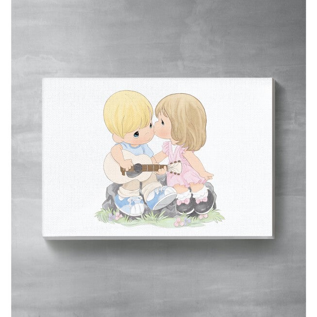 First Kiss Canvas Wall Art, O, hi-res image number null