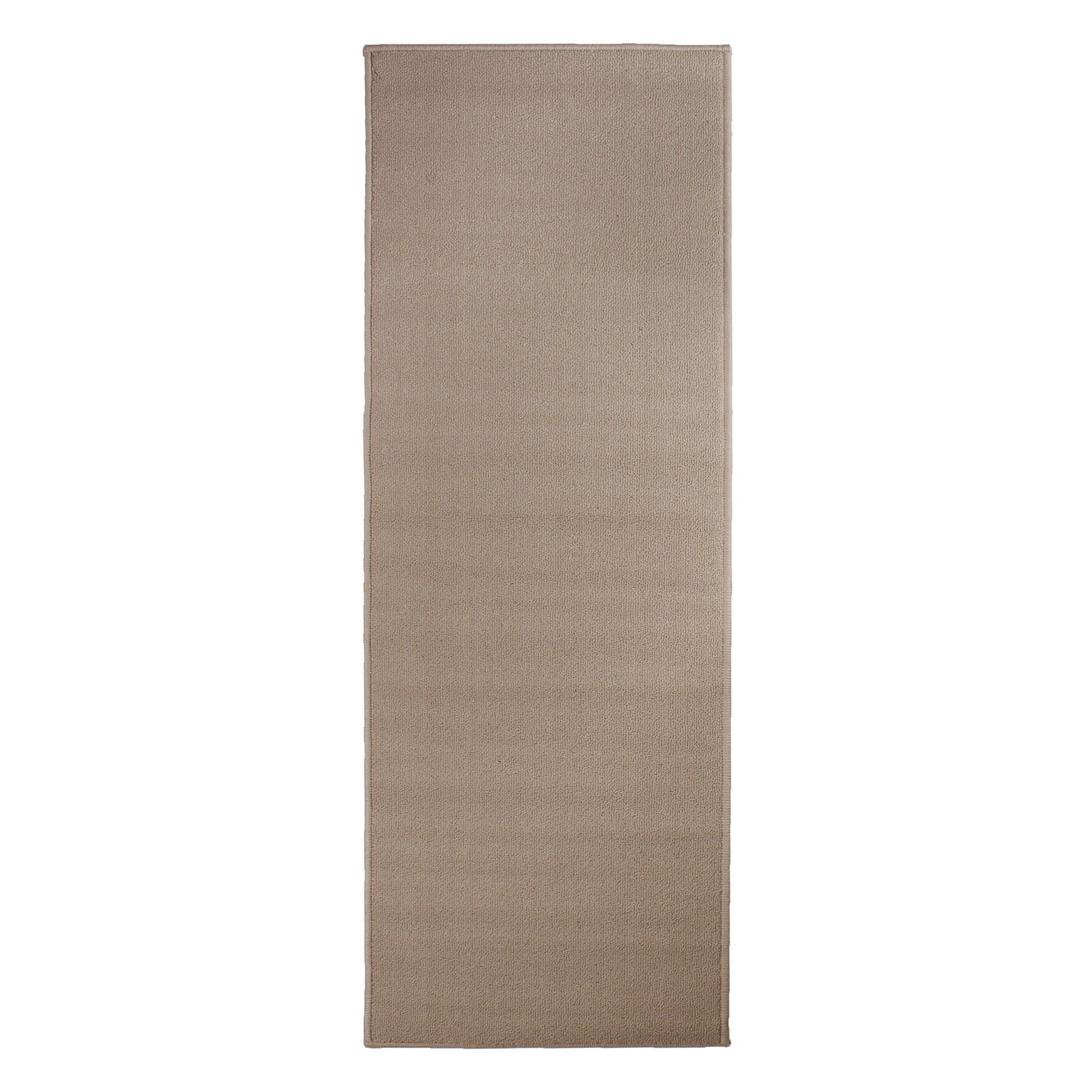 Solid Rug Runner, 20 inches X 60 inches, BEIGE, hi-res image number 0