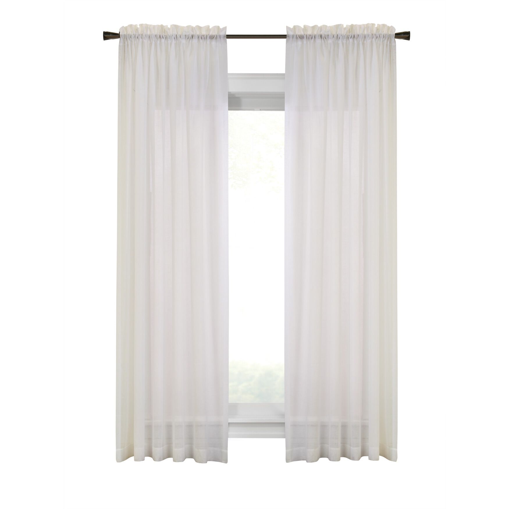 Cote D'Azure Sheer Curtain Panel, , alternate image number 8