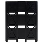Montego 3-Shelf Folding Bookcase -Black, , alternate image number null