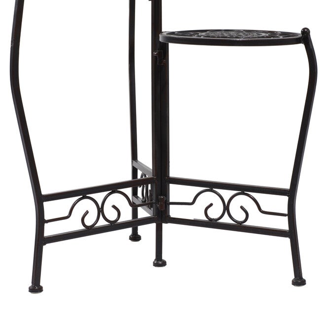 Set Of 3 Brown Metal Traditional Plantstand, , alternate image number 5