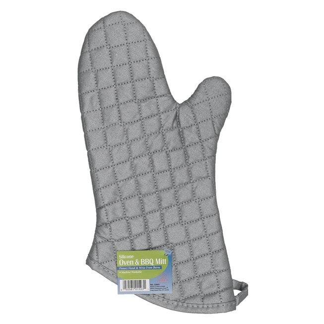 Oven/BBQ Mitt - set of 2, SILVER, hi-res image number 0