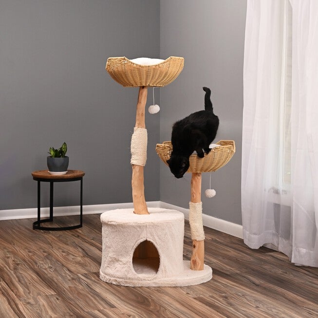 AMNI Cat Tree: The All-in-One Play and Rest Station, BEIGE, alternate image number null