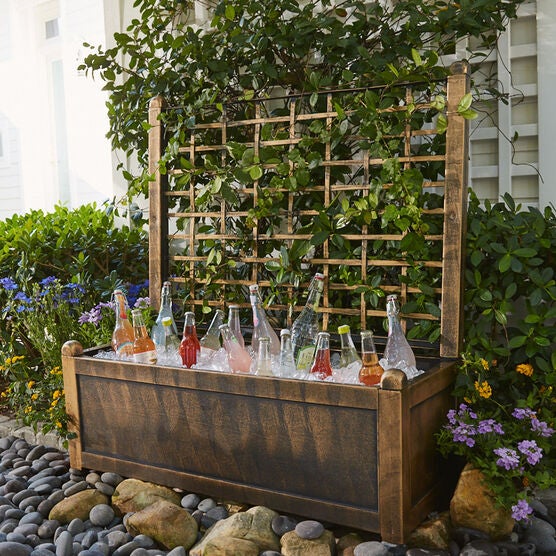Flower Box With Trellis, , on-hover image number null