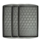 Set 3 17 X 11 Inch Non Stick Metal Baking Sheet, ASH GREY, hi-res image number null