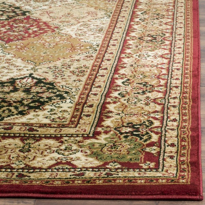 Lyndhurst 221 Multi / Red 2'-3 inches X 12' Runner Rug, , alternate image number 2