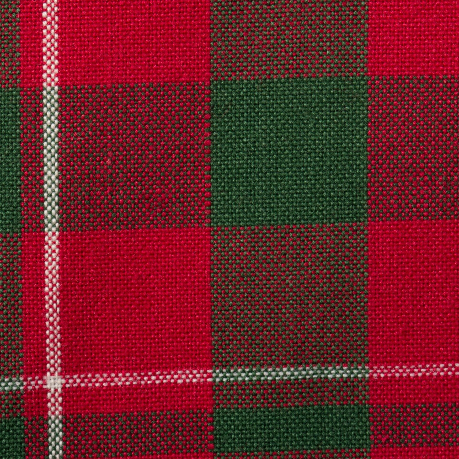 Tartan Holly Plaid Table Runner 14x72, , alternate image number 5