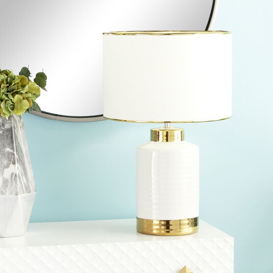 Cosmoliving By Cosmopolitan Ceramic Table Lamp, , alternate image number null