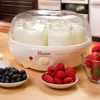 Euro Cuisine Electric Yogurt Maker with 7 Glass Jars, WHITE, hi-res image number null