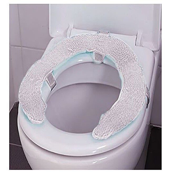 Portable And Washable Gel Toilet Seat Cover, Universal Fit With Self-Adhesive Design (1) Wellness, , on-hover image number null