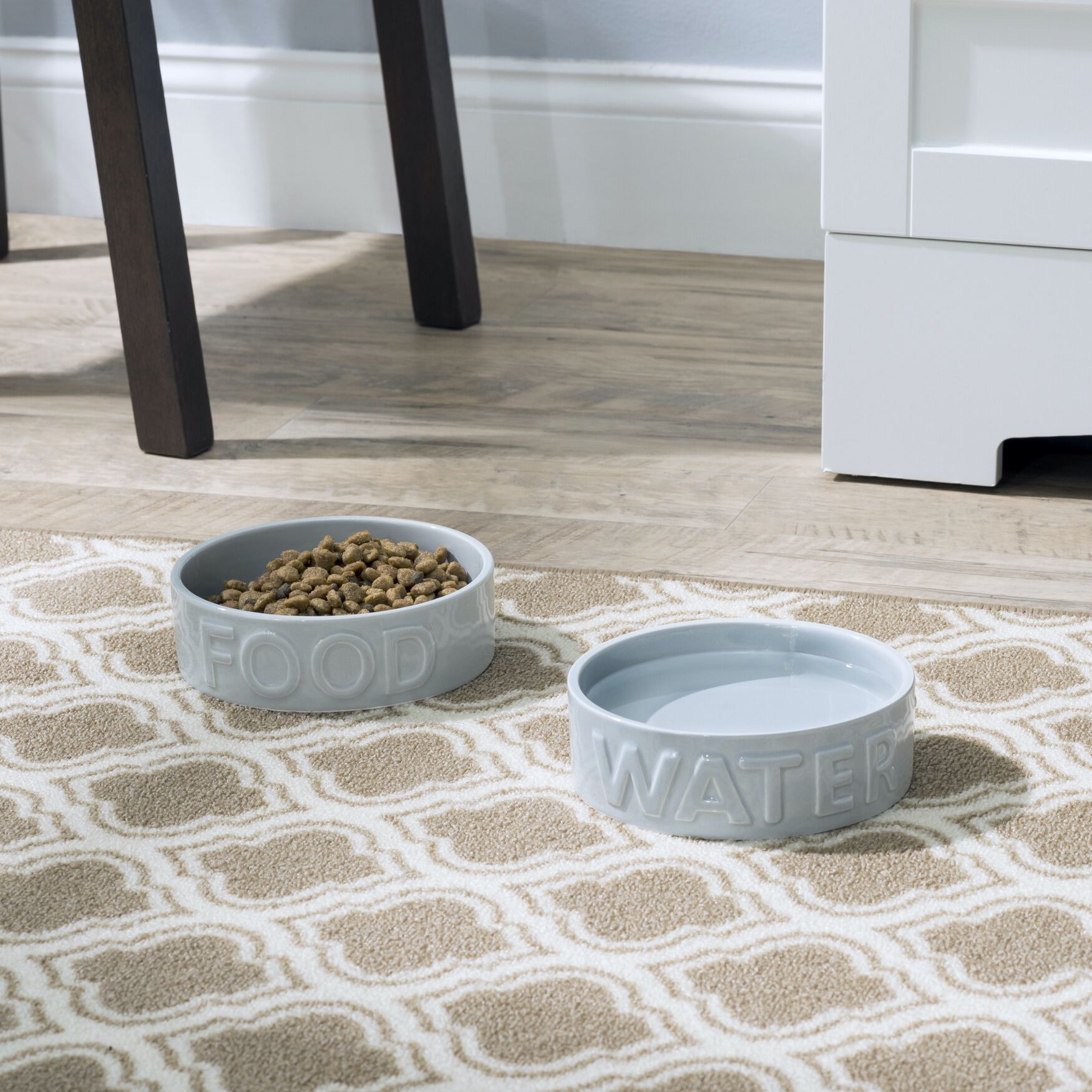 Set Of Classic Water And Food Pet Bowls Pet, , alternate image number 3